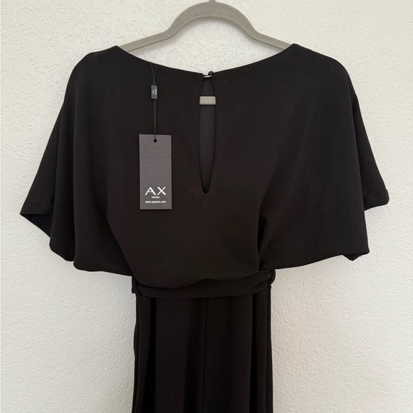 NWT ASOS - AX Paris tie waist jumpsuit - black - Picture 6 of 10